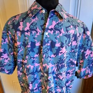 Bonobos Casual Button Down Shirt in Blue and Pink